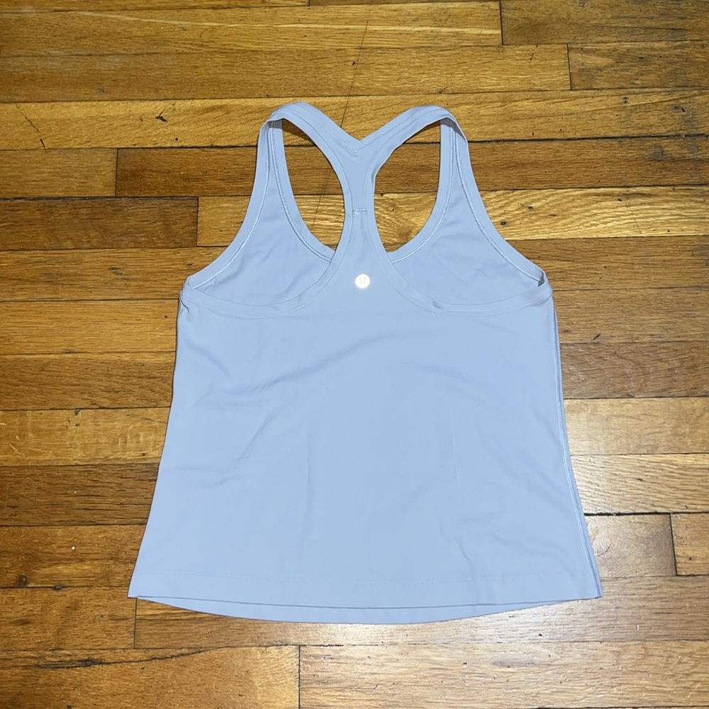 Lululemon Cool Racerback II Tank Nulu in Iced Iris, size 6/8 - Picture 10 of 11